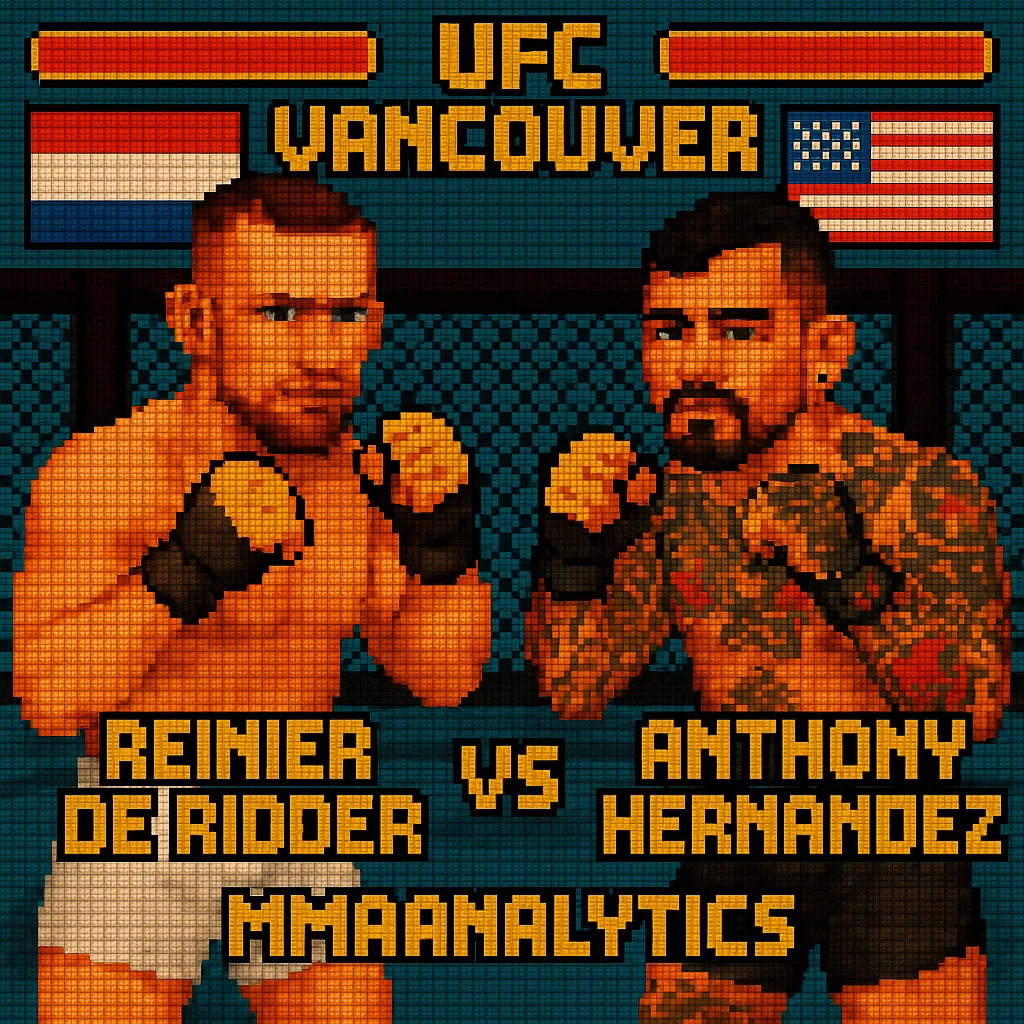 Reinier de Ridder vs Anthony Hernandez - UFC Vancouver